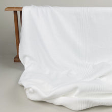 Load image into Gallery viewer, Cotton Ribbed Sweater Knit - White (KSW0485)
