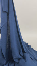 Load and play video in Gallery viewer, Merino Wool Blend Jersey, Blue Whale (KJE1212)
