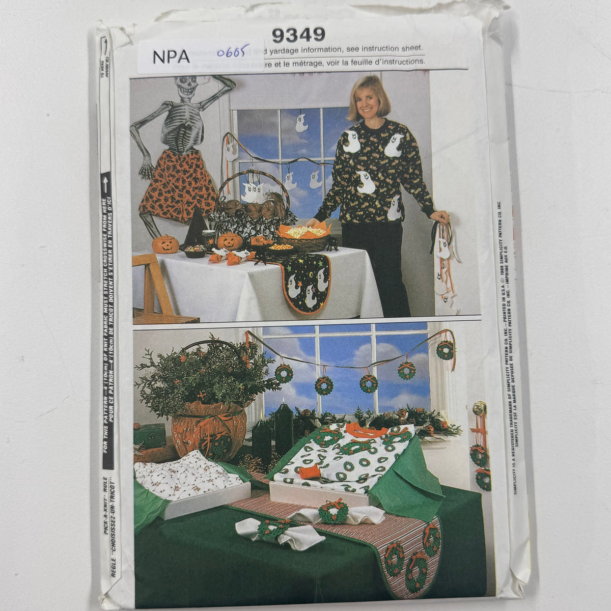 Simplicity Craft Pattern - 9349 Top, Shorts, Tie & Holiday Accessories (NPA0605)