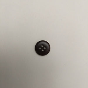 Plastic Buttons, "I am Love" Brown (NBU0044)