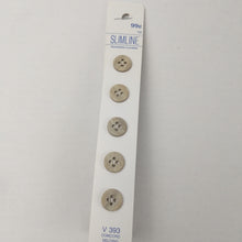 Load image into Gallery viewer, Plastic Buttons, Sandstone Beige (NBU0050)
