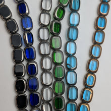 Load image into Gallery viewer, Glass/Metal Beads, Strand, 6 Colours (NBD0083:88)
