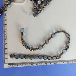 Glass/Metal Beads, Strand, 5 Colours (NBD0075:79)