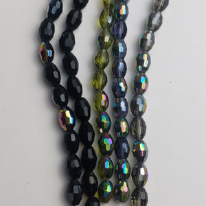 Glass Beads, Strand, 5 Colours (NBD0089:0093)