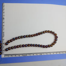 Load image into Gallery viewer, Glass/Metal Beads, Strand, Amber Rainbow (NBD0177)
