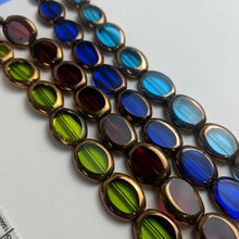 Load image into Gallery viewer, Glass/Metal Beads, Strand, 4 Colours (NBD0179:182)
