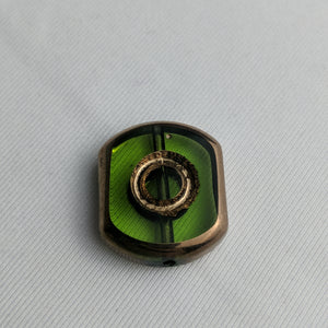 Glass Beads, Amber & Green (NBD0462:463)
