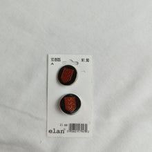 Load image into Gallery viewer, Plastic Buttons, Red and BLack (NBU0116)

