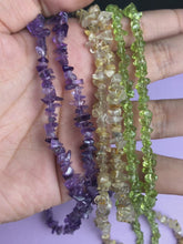 Load and play video in Gallery viewer, Glass Beads, Strand, Taupe, Mauve, Green (NBD0254:256)
