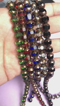 Load and play video in Gallery viewer, Glass Beads, Strand, 6 Colours (NBD0142:147)
