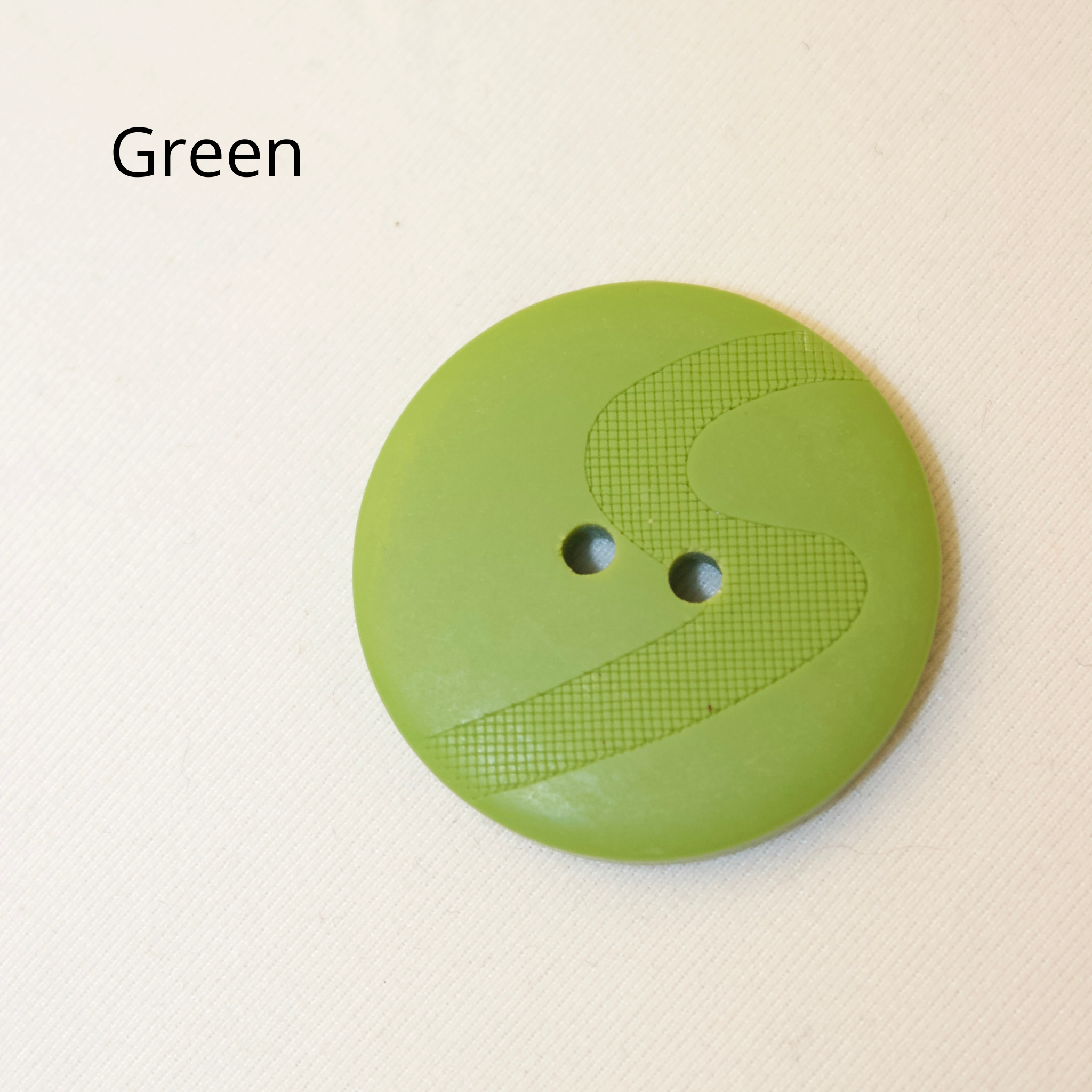 27mm Etched Buttons, Various Colours (NBU0003,7:9,13,17,22,57)