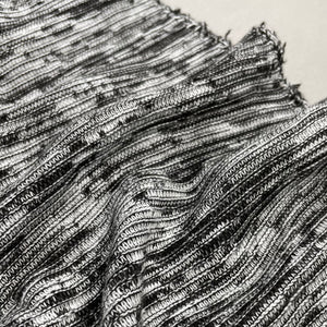Variegated Sweater Knit, Black & White (KSW0334:336)