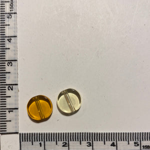 Glass Beads, Bags, Amber & Yellow (NBD0431:432)