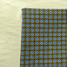 Load image into Gallery viewer, Quilting Cotton, Blue and Gold Check (WQC0710:711)
