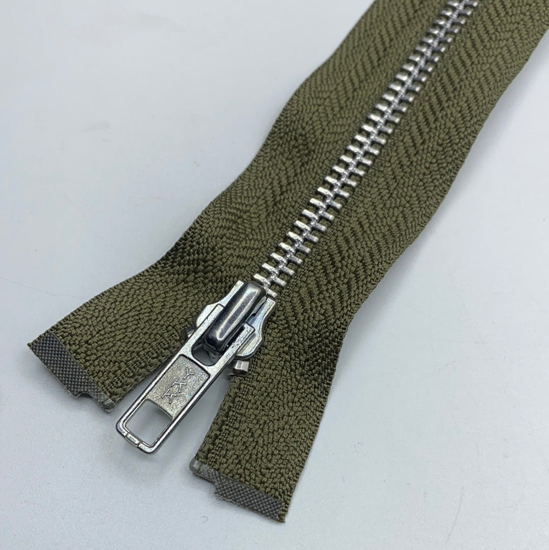 Separating Metal Zipper, 10 Various Colours (62cm-72cm) (NZP0276:0303)