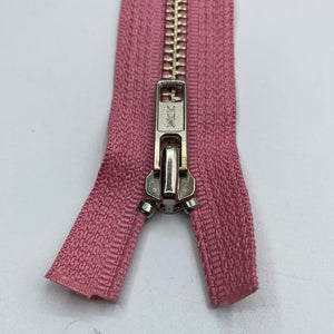 Separating Metal Zipper, Greys, Tan, Pink & Brown (NZP0265:0275)