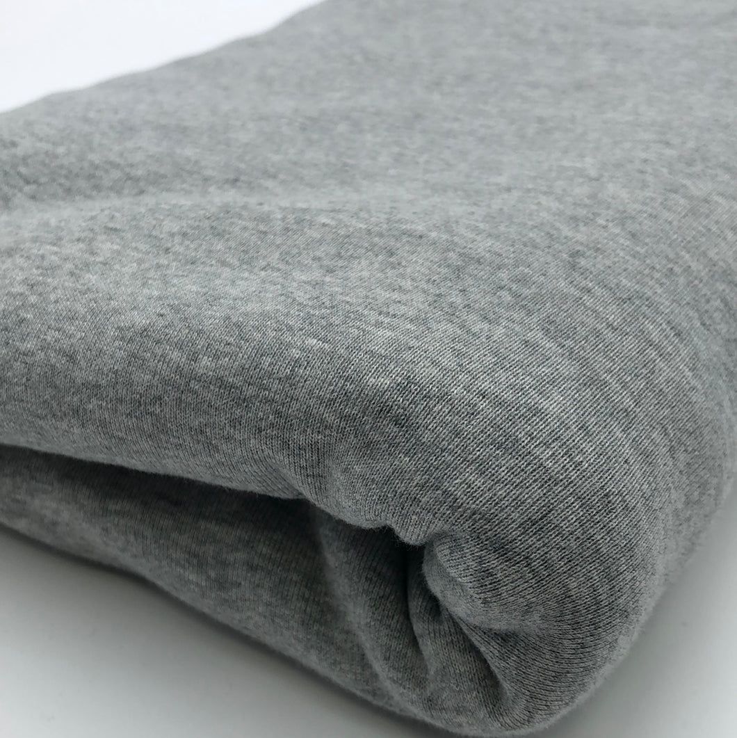 Cotton Baby Rib Knit, Grey (KRB0138)