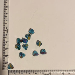 Vitrail Glass Beads, 3 colours (NBD0503:505)