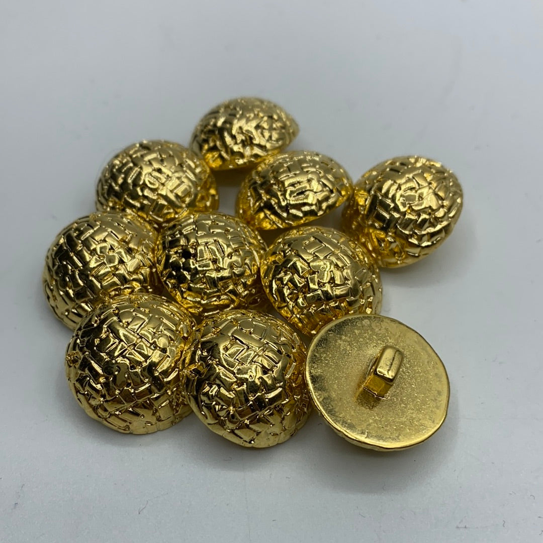 Buttons - Gold Plastic (NBU0032:34)
