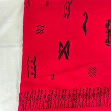Load image into Gallery viewer, Viscose/Polyester, Red &amp; Black Border Prints (WDW0641)
