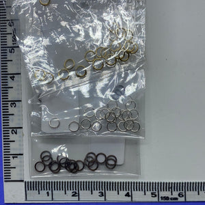 4mm Jump Rings, 3 colours (NCR0003:5)