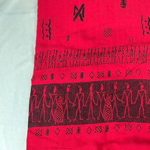 Load image into Gallery viewer, Viscose/Polyester, Red &amp; Black Border Prints (WDW0641)
