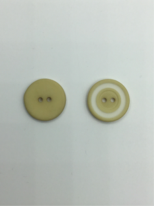 Buttons(Plastic), Yellow and White 1.9cm / NBP191
