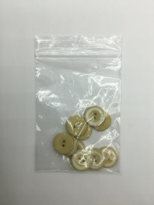 Buttons, Plastic, 1.9cm / NBP-19-6