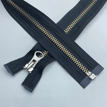 Load image into Gallery viewer, Separating Metal Zipper, Grey, Black, Navy + (NZP0151:161)

