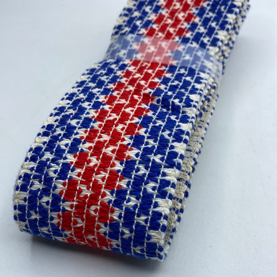 Vintage Stretch Trim, Red & Blue (NXX1021)