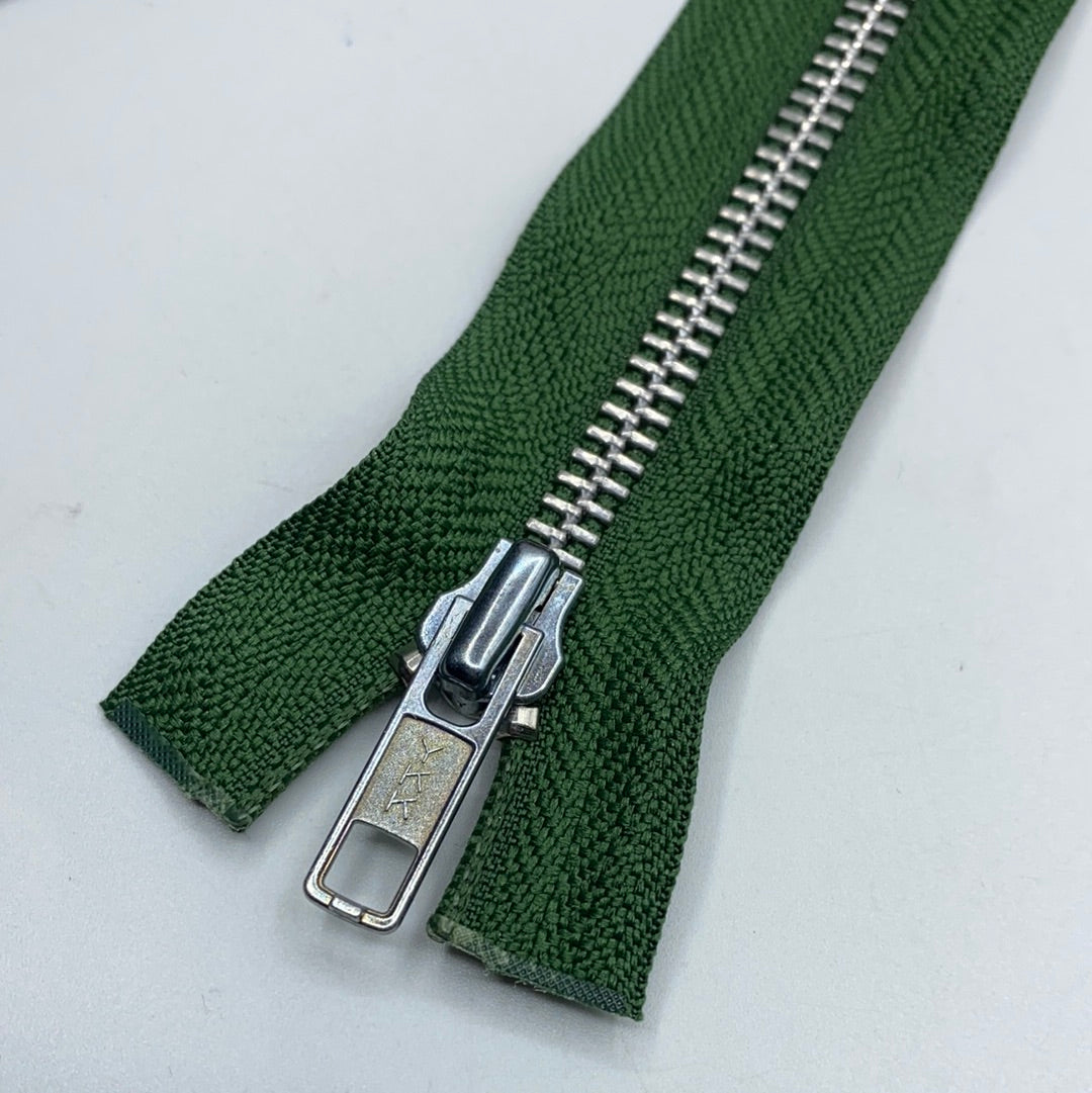 Separating Metal Zipper, 10 Various Colours (62cm-72cm) (NZP0276:0303)