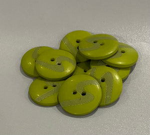 27mm Etched Buttons, Plastic (NBU0003,7:9,13,17,22,57)