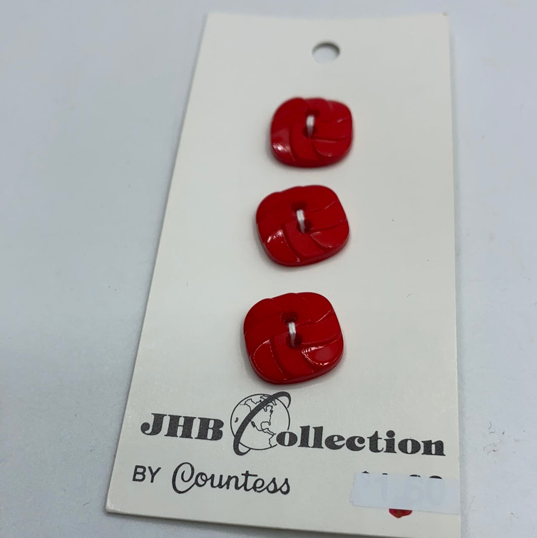 Buttons, Red Square (NBU0264)