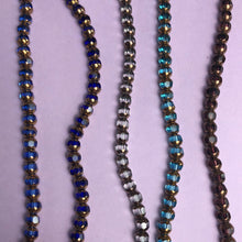 Load image into Gallery viewer, Glass/Metal Beads, Strand, 5 Colours (NBD0211:215)
