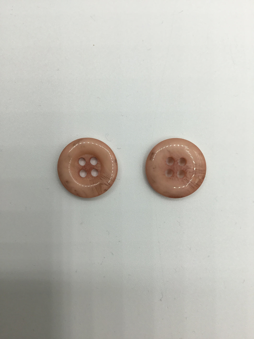 Buttons, Plastic, 1.6cm, Cinnamon (NBU0419)