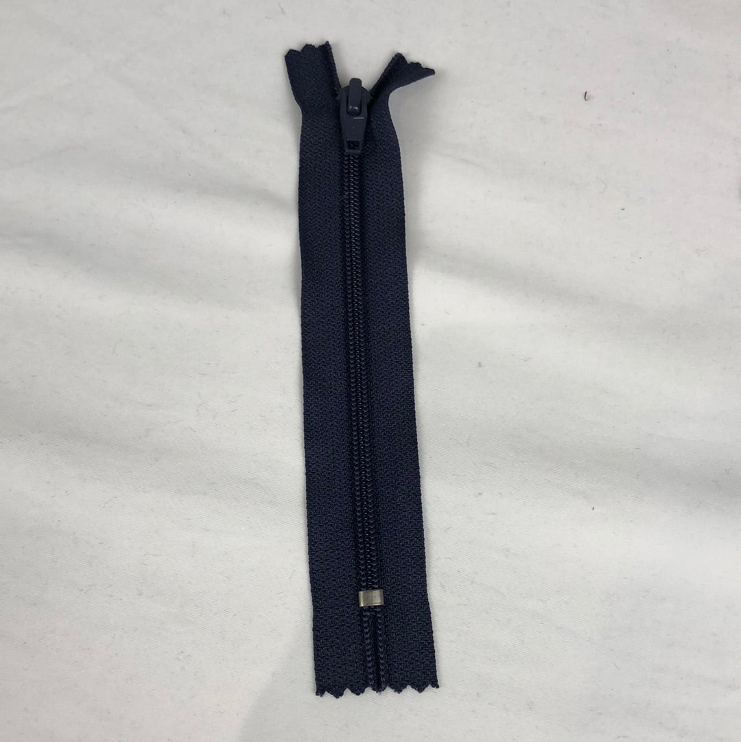 Closed Nylon Zipper, Navy (16.5cm/6.5") (NZP0077)