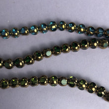 Load image into Gallery viewer, Glass/Metal Beads, Strand, Green &amp; Blue (NBD0221:223)
