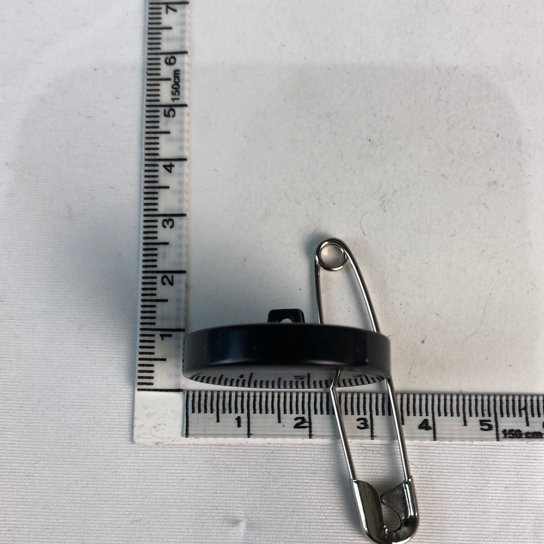 Plastic Buttons - Black & Blue/Green (NBU0064:65)