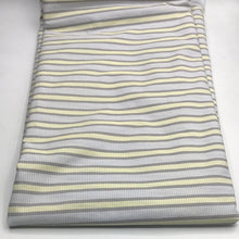 Load image into Gallery viewer, Cotton Shirt Weight, Grey &amp; Yellow Stripe (WDW1092:1093)

