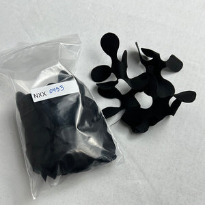 4 Appliques-Pack of 10, Black (NXX0453)