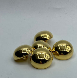 Buttons, Gold Plastic / NBU0023:25