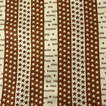 Load image into Gallery viewer, Quilting Cotton, Beige and Brown with Stars (WQC0659:660)
