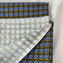 Load image into Gallery viewer, Quilting Cotton, Blue and Gold Check (WQC0710:711)
