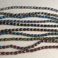Load image into Gallery viewer, Oval Glass Beads, Strand, 10 Colours (NBD0291:307)
