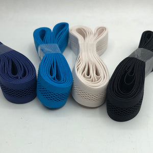 20mm Knit Lattice Elastic, 4 colours (NEL0097:0100)