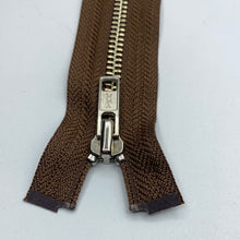 Load image into Gallery viewer, Separating Metal Zipper, Greys, Tan, Pink &amp; Brown (NZP0265:0275)
