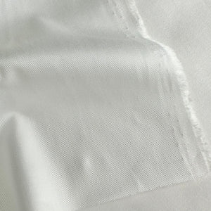 Cotton Twill Shirting, White (WDW1377:1378)(WDT)