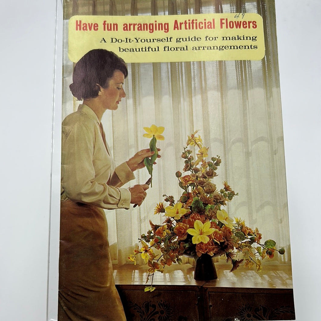 Vintage Magazine - Have fun arranging Artificial Flowers (MAG0079)(BKS)
