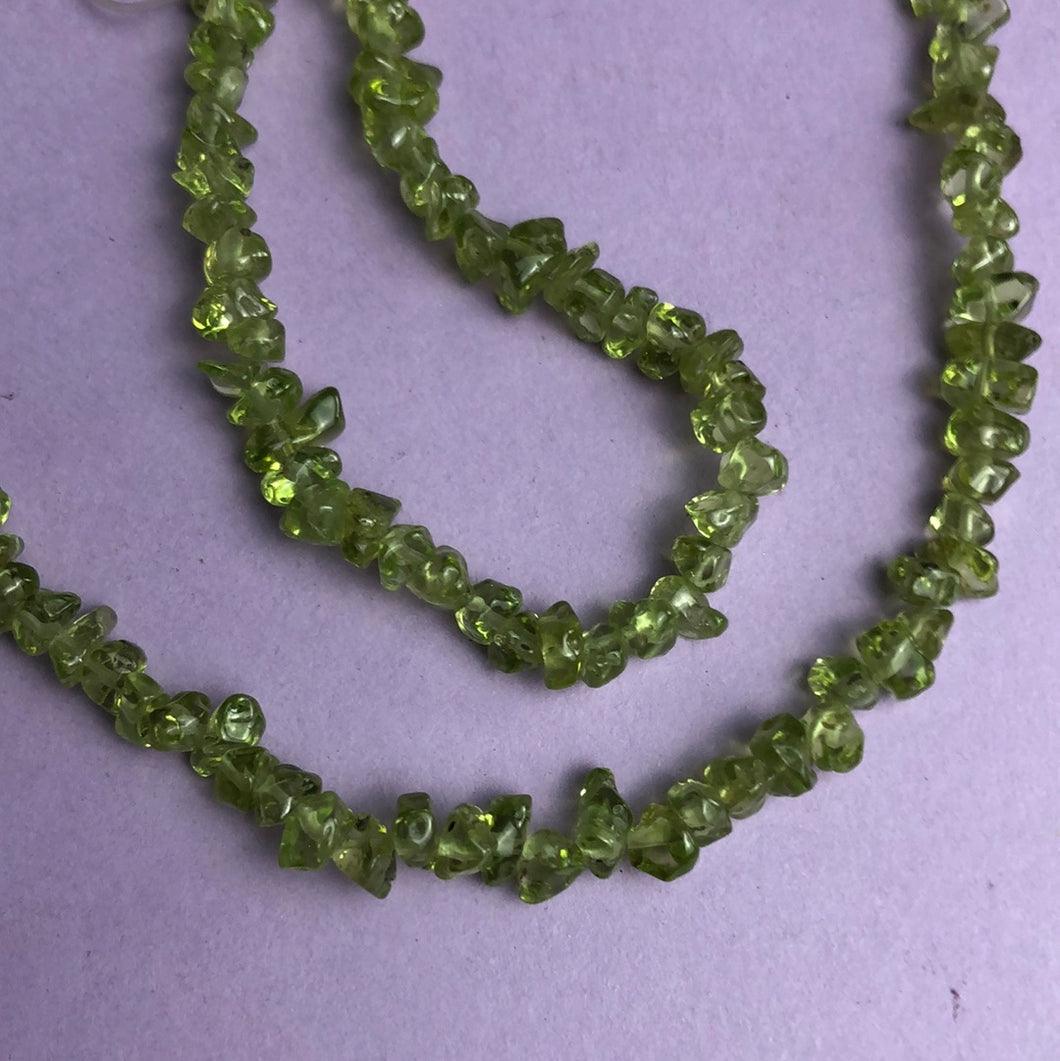 Glass Beads, Strand, Taupe, Mauve, Green (NBD0254:256)