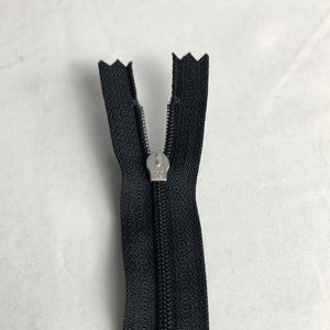 Invisible Closed Nylon Zipper, Black (NZP0061)